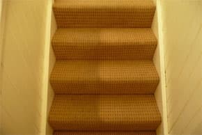 Before and after carpet cleaning